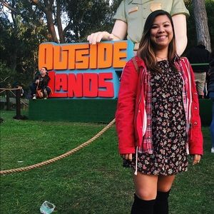 Free People Floral Mini Babydoll Dress